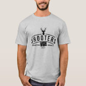 Shooters – 写真おもしろい家のデザイン tシャツ (正面)