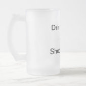 Shootinのシカの霜の降りたなビールのジョッキ フロストグラスビールジョッキ (左)