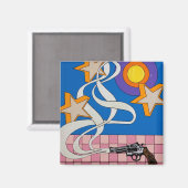 "Shootin' Starz"マグネット マグネット (正面/裏面)