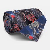 Shooting for the Moon Painting by Alfred Fox ネクタイ (ロール)