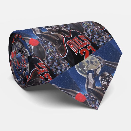 Shooting for the Moon Painting by Alfred Fox ネクタイ (ロール)