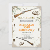 Shooting party Invitation 招待状 (正面)