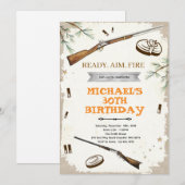 Shooting party Invitation 招待状 (正面/裏面)