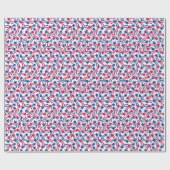 Shooting Star Spangled Gift Wrapping Paper ラッピングペーパー (フラット)