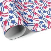 Shooting Star Spangled Gift Wrapping Paper ラッピングペーパー (ロールコーナー)