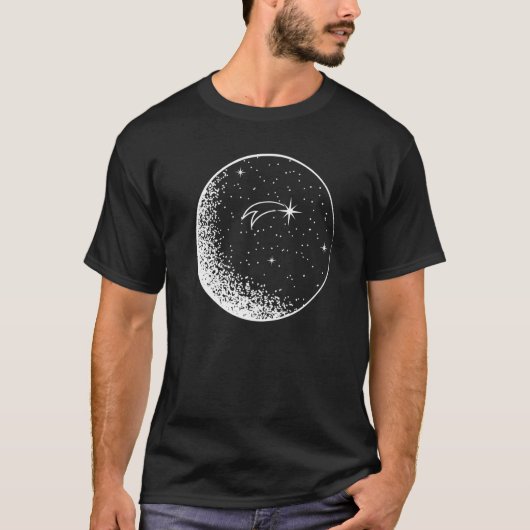Shooting Star Starry Sky 1 Tシャツ (正面)