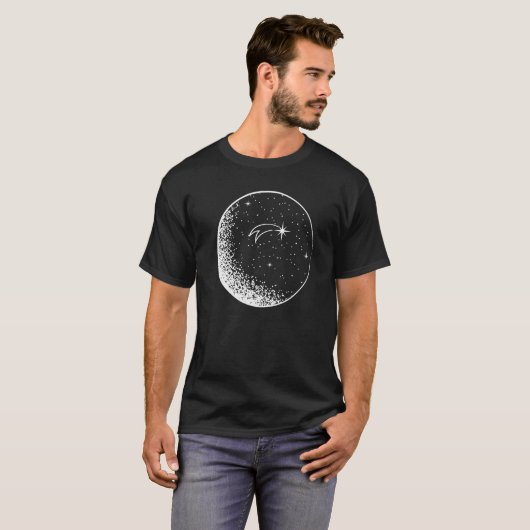 Shooting Star Starry Sky 1 Tシャツ (正面フル)