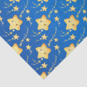 Shooting Stars Night Sky Whimsical Baby Shower 薄葉紙 (詳細)