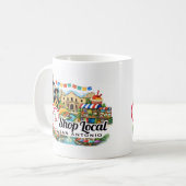Shop Local San Antonio Mug コーヒーマグカップ (正面左)