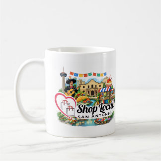 Shop Local San Antonio Mug コーヒーマグカップ