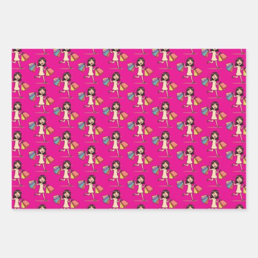 Shop Mode shopping lover ラッピングペーパーシート (正面)