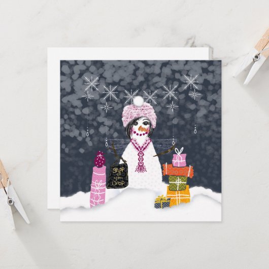 Shop N Drop Holiday Card カード (正面/裏面インサイチュ)