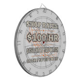 Shop Rates $100/Hr — ダーツボード (正面左)