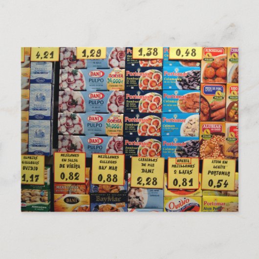 Shop window，バルセロナ，スペイン ポストカード (正面)