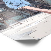 【SHOP&X限定イラスト】JKポスター｜寿司娘 GenerativeAI フォトプリント (角)