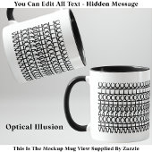 Shopaholic隠しメッセージ131BWおもしろい引用文マグ マグカップ