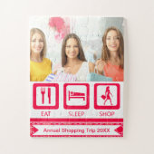 Shopaholic食べスリープショップキープサケパズル ジグソーパズル (縦)