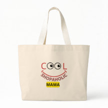 "Shopaholic クール Mama"トートバッグ – & スタイリッシュおもしろいS