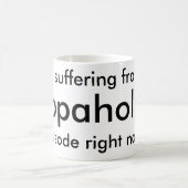 Shopaholic コーヒーマグカップ (中央)