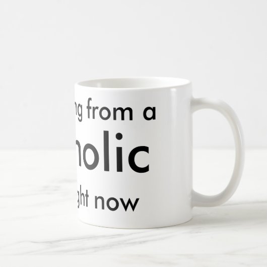 Shopaholic コーヒーマグカップ (右)