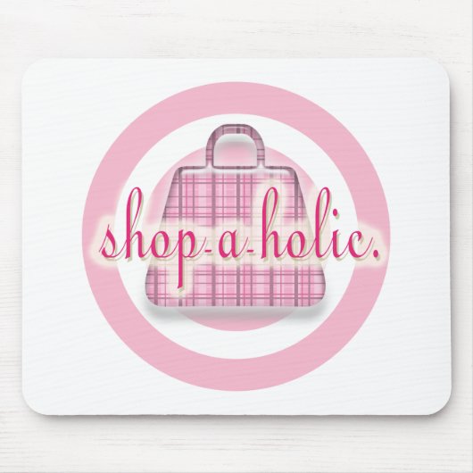 Shopaholic マウスパッド (正面)