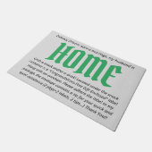 Shopaholic、配送ドライバ救済ドーマット ドアマット (アングル)