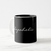 Shopaholic Girl Mug ツートーンマグカップ (正面左)