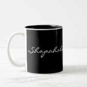 Shopaholic Girl Mug ツートーンマグカップ (左)