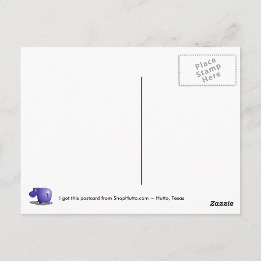 ShopHutoはがき ポストカード (裏面)