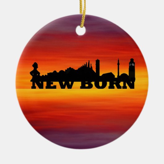 SHOPLIXXによる新生まれしいPRISHTINAのお土産 セラミックオーナメント (正面)