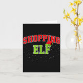 Shopng Elf Christmas Family Matching Group Xmas Sh カード (黄色い花)