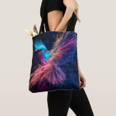 Shopping Bag With Bird トートバッグ (クローズアップ)