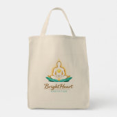 Shopping Bag with Brightheart Meditation Logo トートバッグ (裏面)