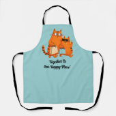 Shopping Day Cat Love エプロン (正面)