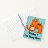Shopping Day Cat Love Spiral Notebook ノートブック (内部)