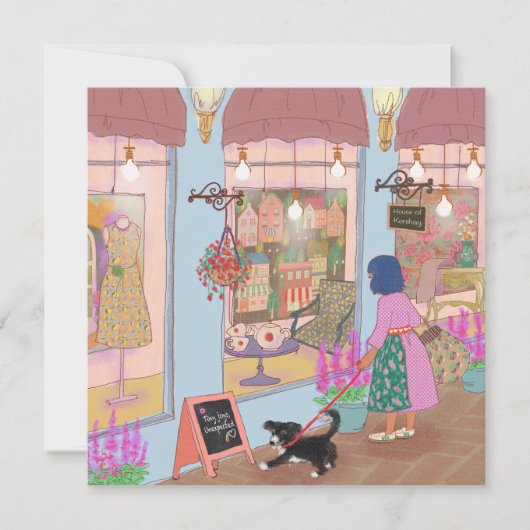 Shopping Day in LALATOWN 招待状 (正面)