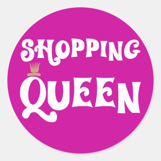 shopping queen ラウンドシール (正面)