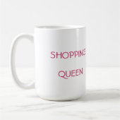  Shopping Queen Cat コーヒーマグカップ (左)