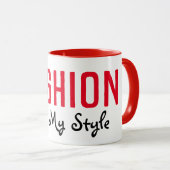 SHOPPING QUEEN COLLECTION コーヒー マグカップ (正面右)