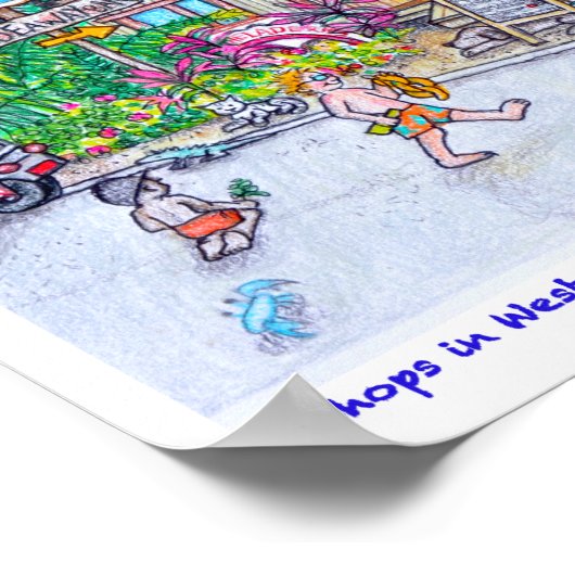 Shops in West End ポスター (角)