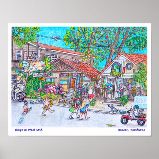 Shops in West End ポスター (正面)