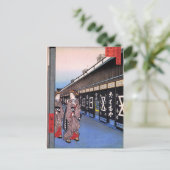 Shops with Cotton Goods in Ōdenma-chō (大てんま町木綿店) ポストカード (スタンド正面)