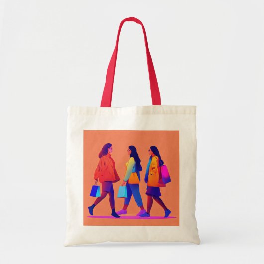 ShopVibesOnline :ト独占的ートバッグ トートバッグ (正面)