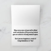 「Shore of Lake Superior」お祝いカード カード (内部)