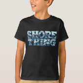 Shore Thing | Retro Ocean Waves Kid's Surf Graphic Tシャツ (正面)