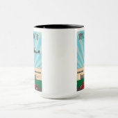 Shoreham空港を特色にするアールデコのスタイルのマグ マグカップ (中央)