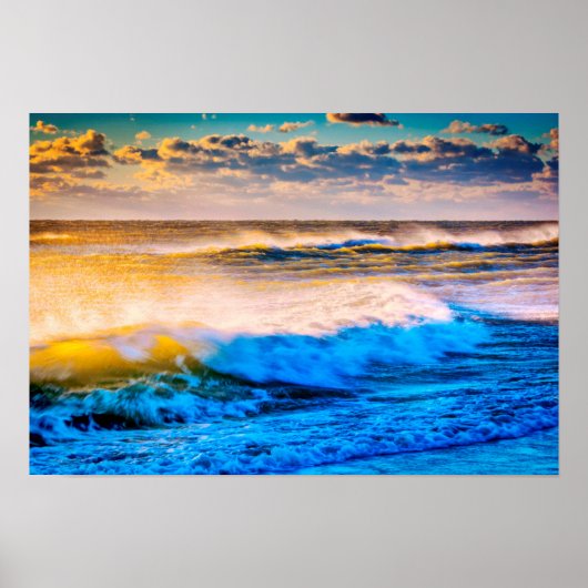 Shoreline scenic at sunrise ポスター (正面)