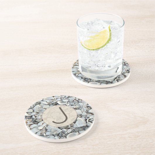 Shoreline Shells Mongram Style コースター (側面)