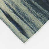 Shoreline Sunrise Tranquility フリースブランケット (角)