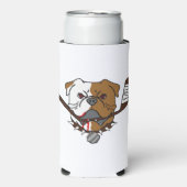 SHORESY Sudbury Bulldogs スリム缶クーラー (Seltzer正面)